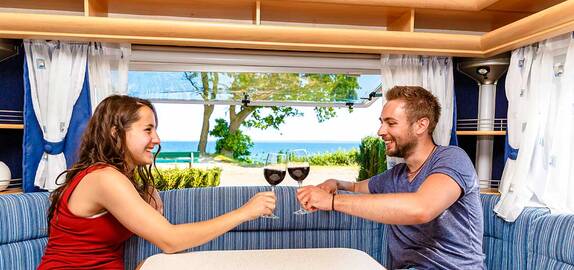 Mietwohnwagen - Ostsee Campingplatz Kagelbusch